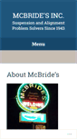 Mobile Screenshot of mcbridesinc.com